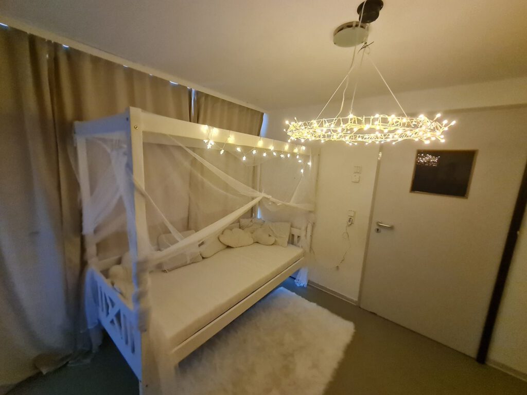 Ein Himmelbett für die Kuscheloase